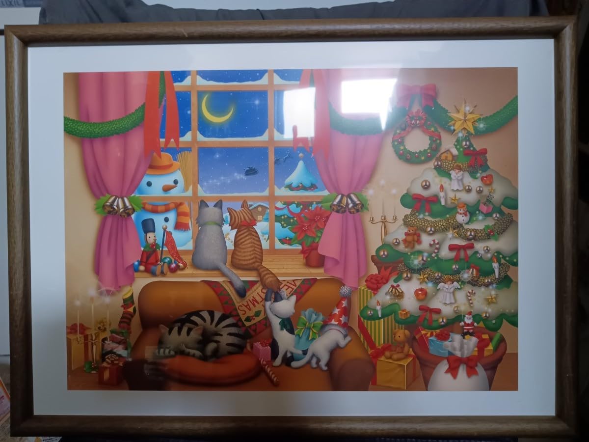 Amazon.co.jp: 蟹江隆広 猫のクリスマス原画 : おもちゃ